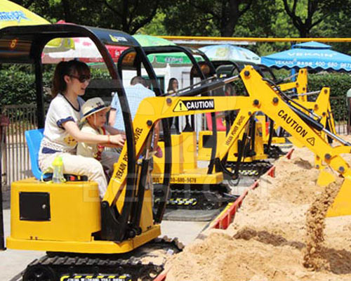 Investing in a kids excavator ride